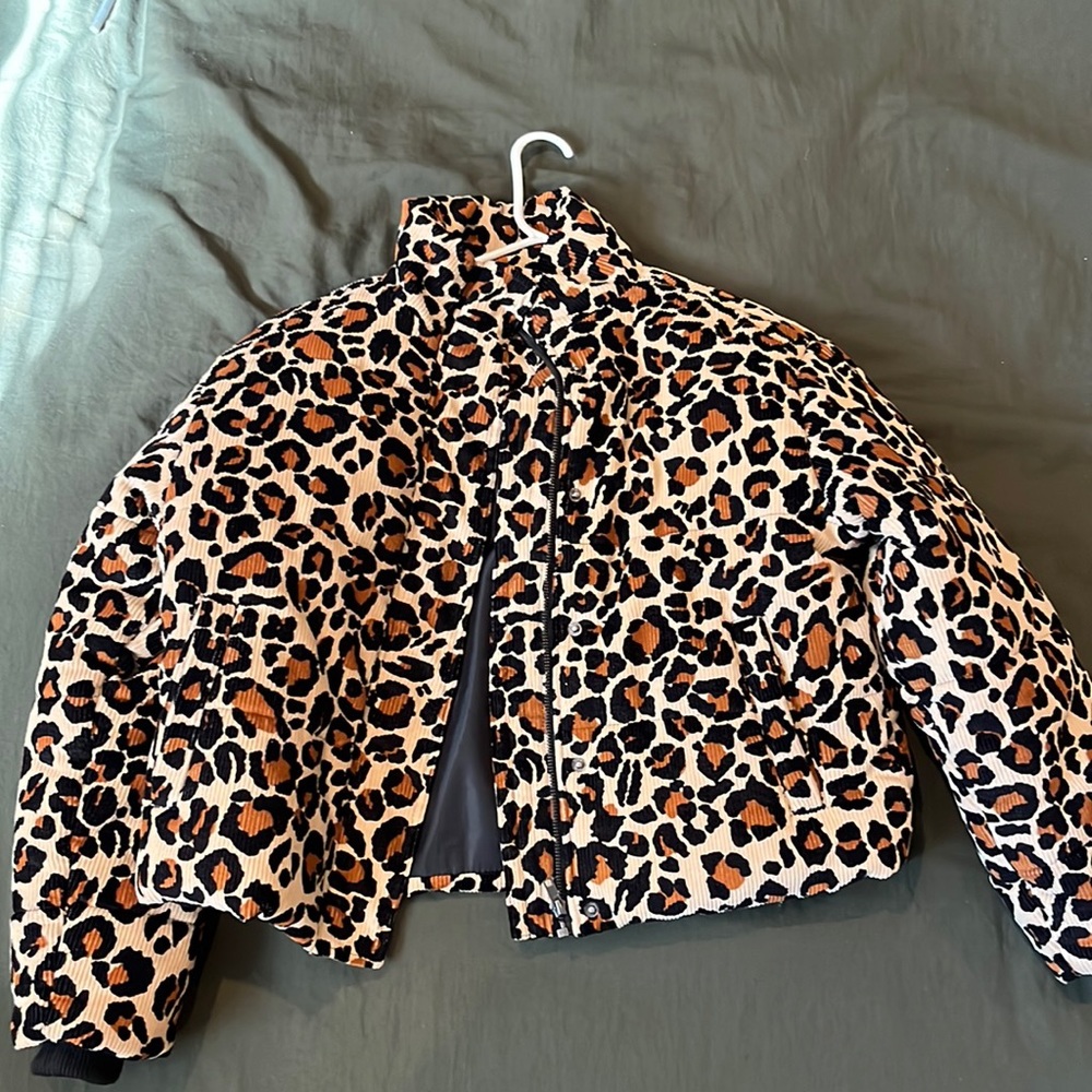 RVCA CHEETAH CORD JACKET NEW